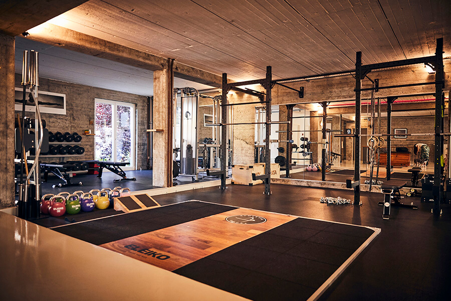 Großer Trainingsraum im Athletik Docks Studio Sternschanze Hamburg